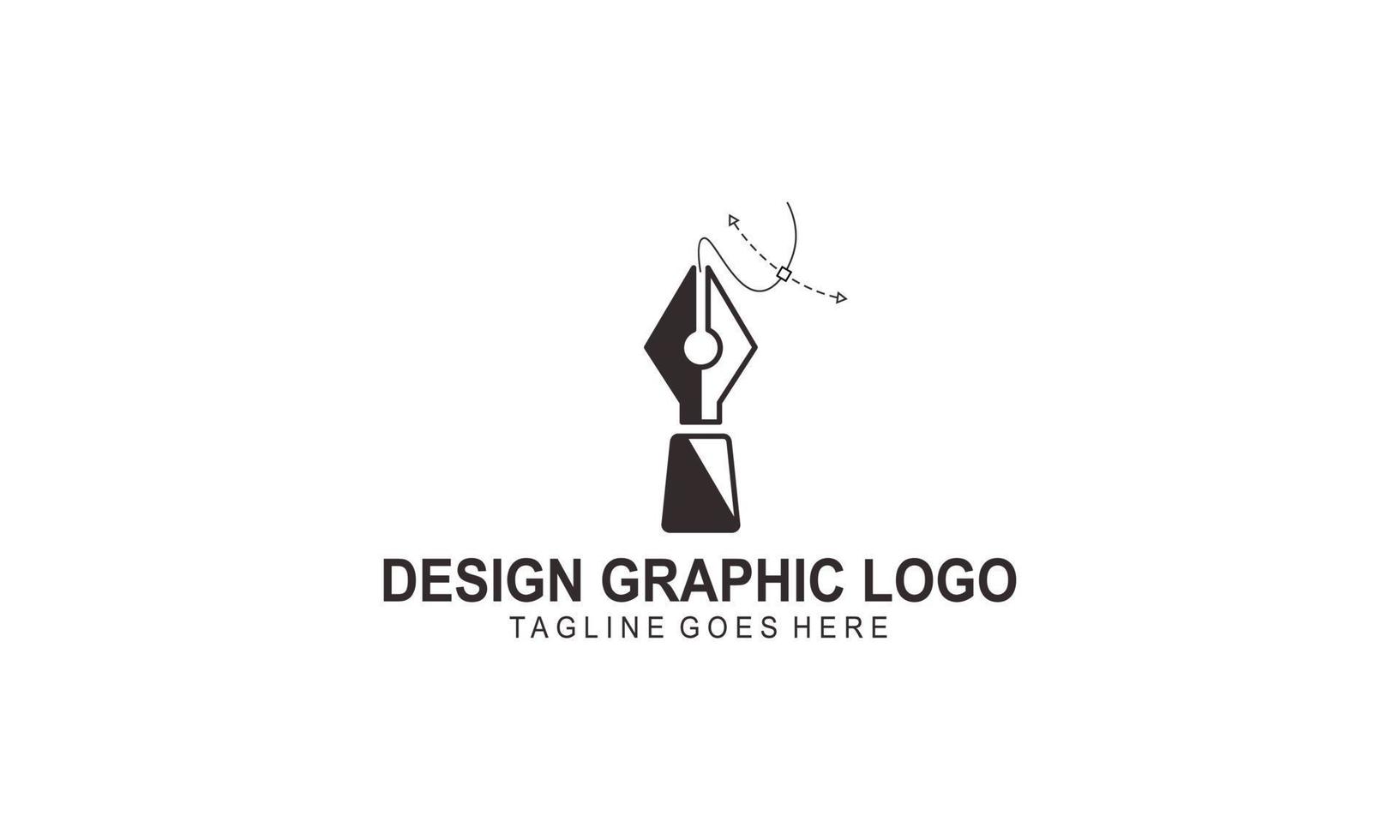 logo d'outil de graphiste et de studio de conception web vecteur