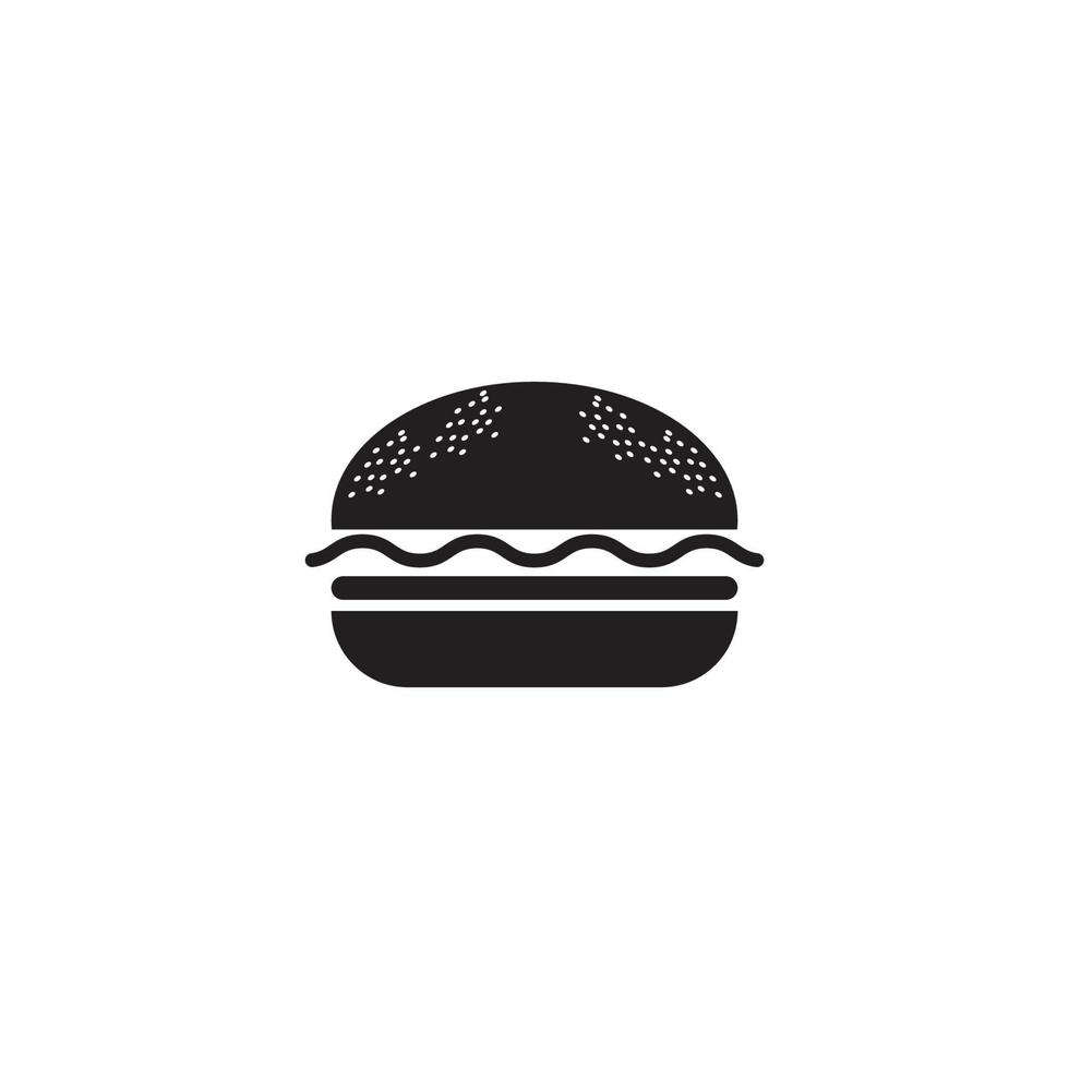 modèle de conception d'illustration vectorielle d'icône de hamburger. vecteur