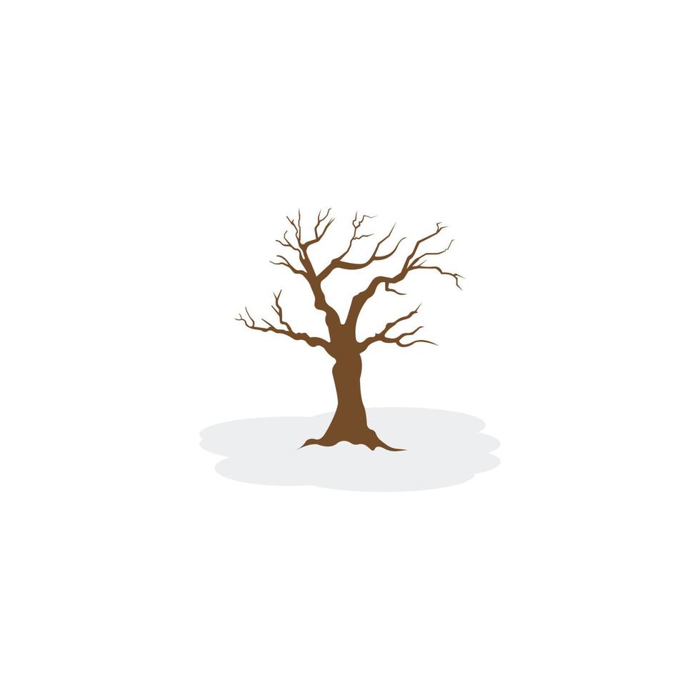 icône d'arbre d'hiver. vecteur