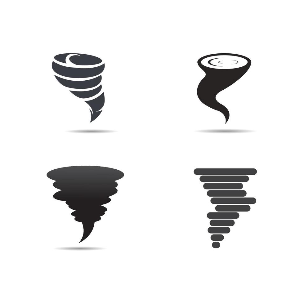 conception de modèle d'illustration vectorielle icône tornade vecteur