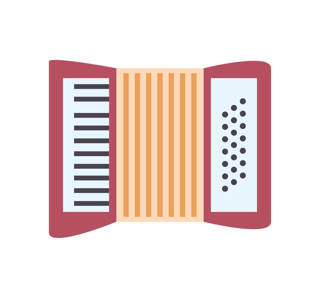 instrument de musique accordéon vecteur