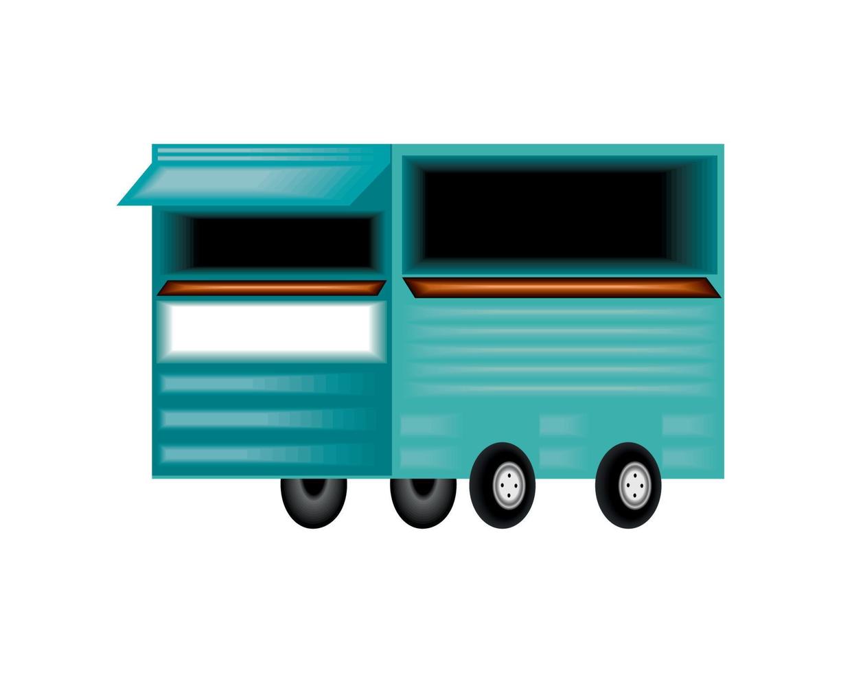 entreprise de food truck vecteur