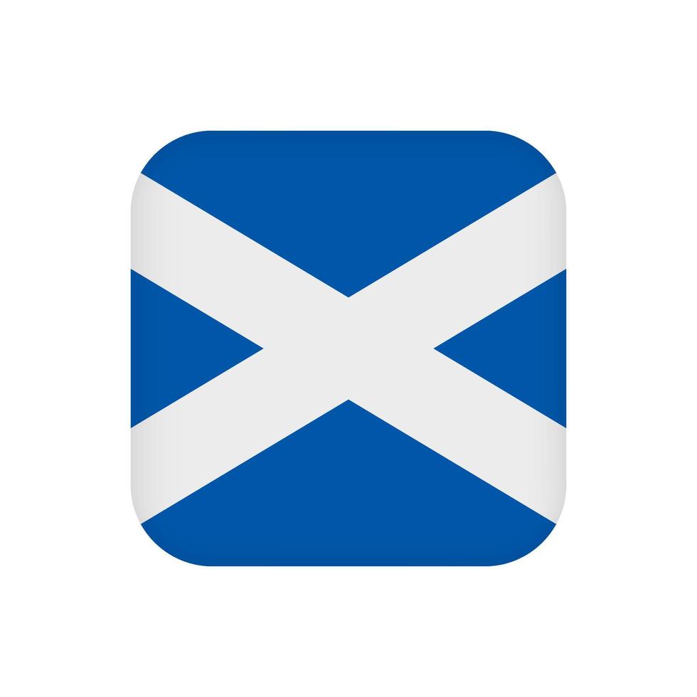 drapeau écossais, couleurs officielles. illustration vectorielle. vecteur