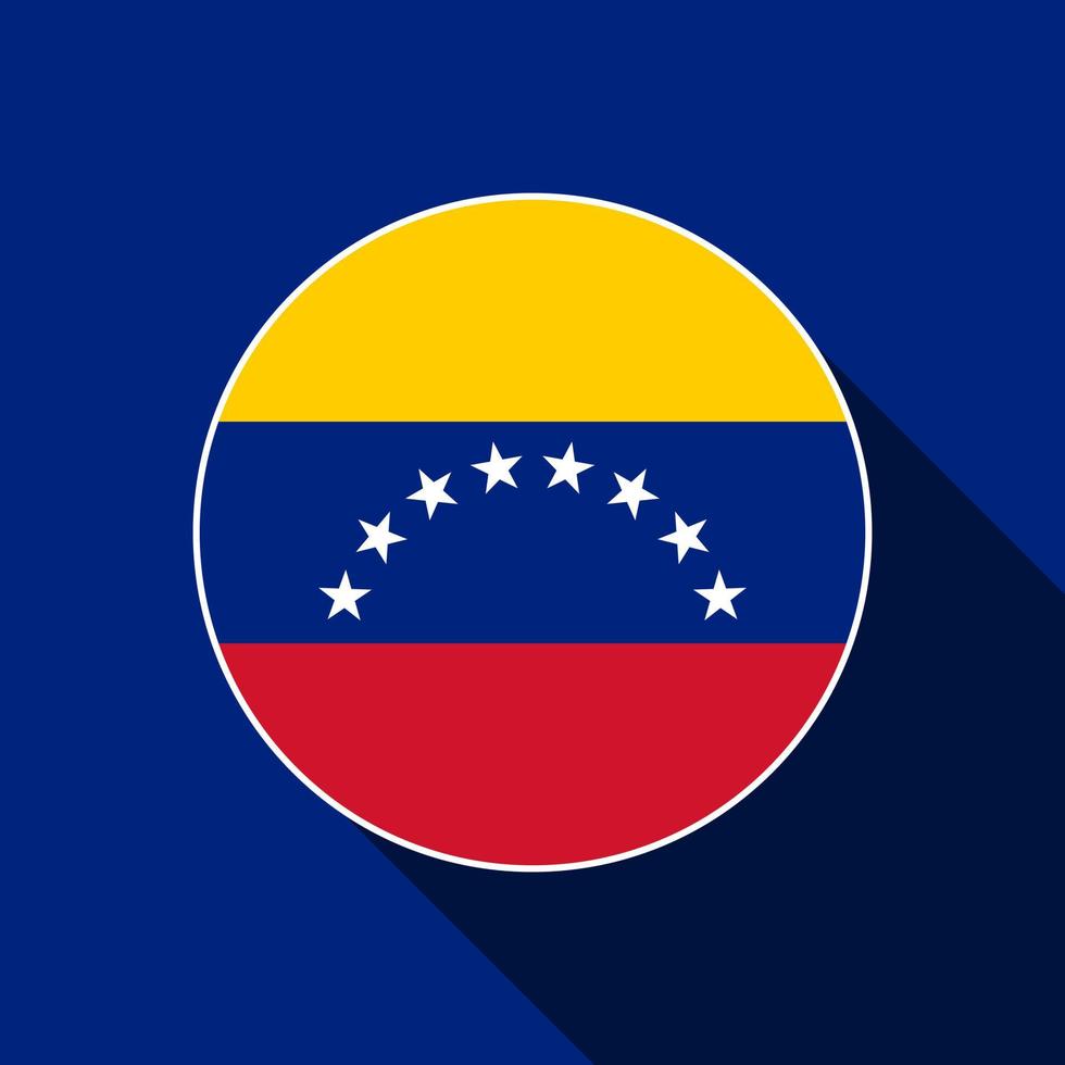 pays venezuela. drapeau vénézuélien. illustration vectorielle. vecteur