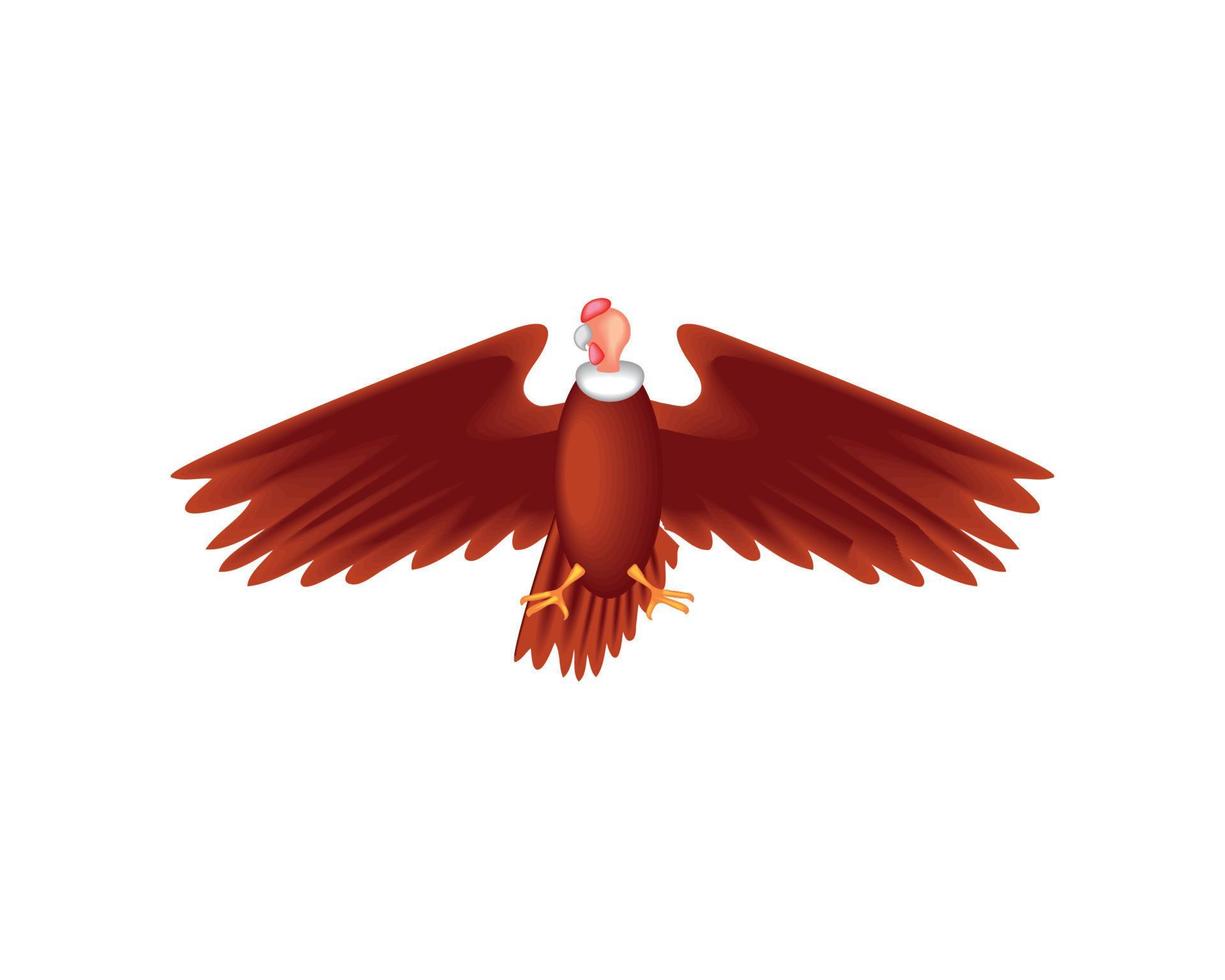 icône du condor andin vecteur
