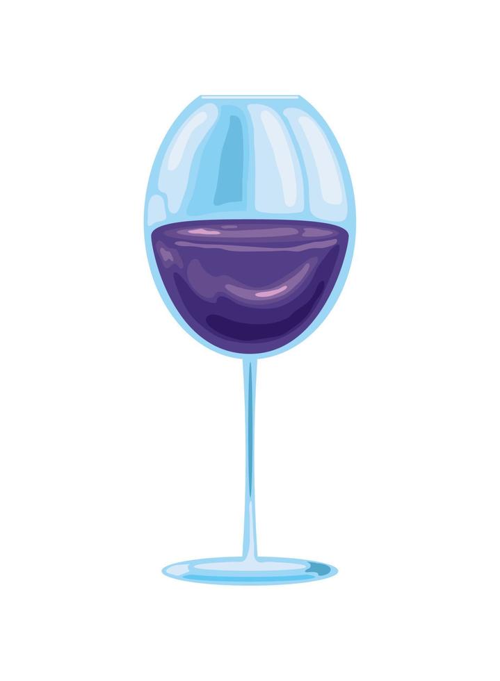 verre de vin vecteur