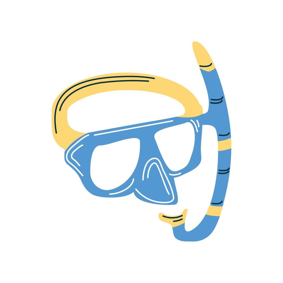 icône de lunettes de plongée vecteur