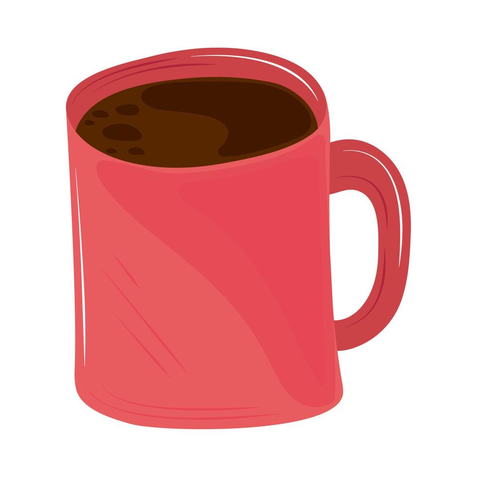 dessin animé tasse de café vecteur