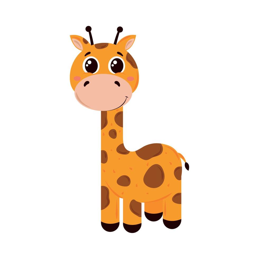 icône de girafe mignonne vecteur