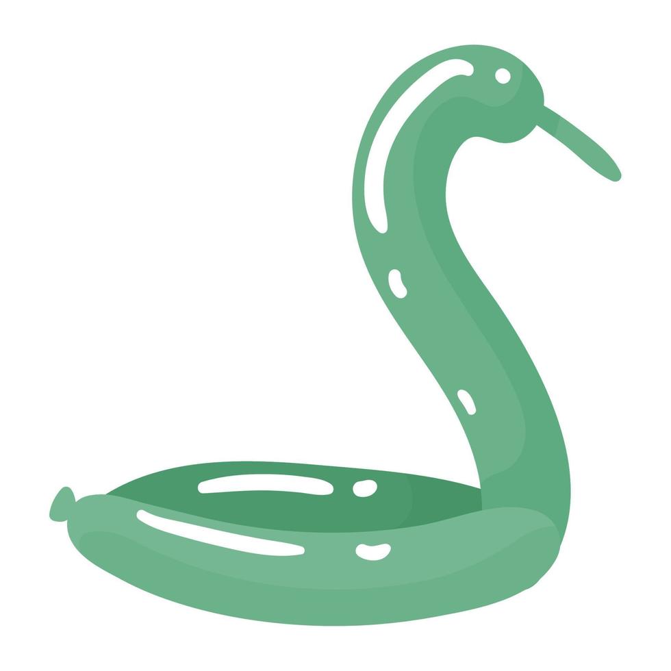 air de ballon vert serpent vecteur