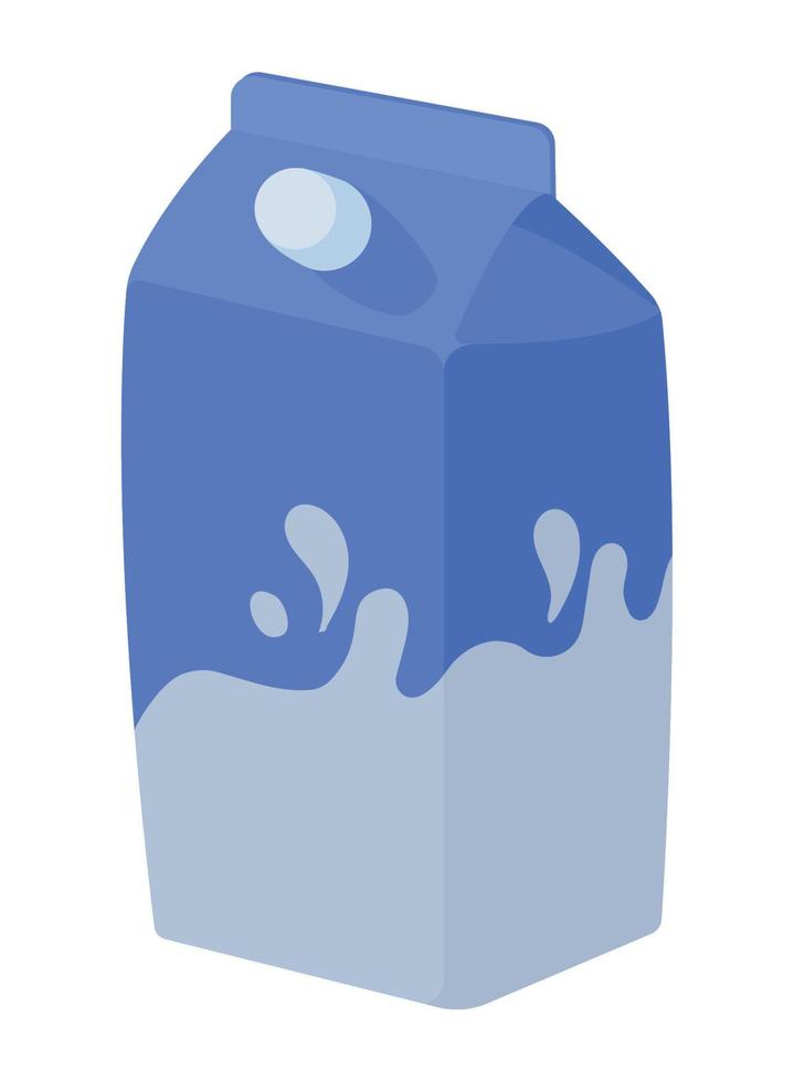 emballage de boîte à lait vecteur