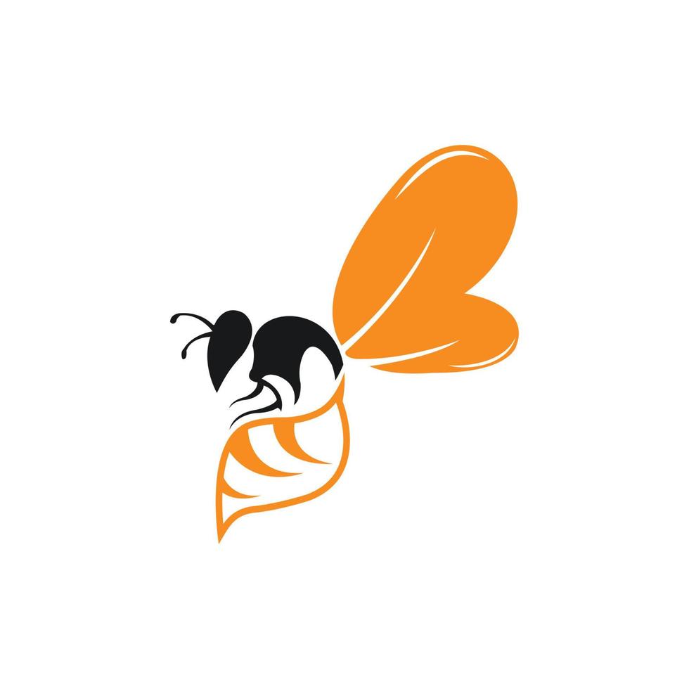 vecteur de logo d'abeille