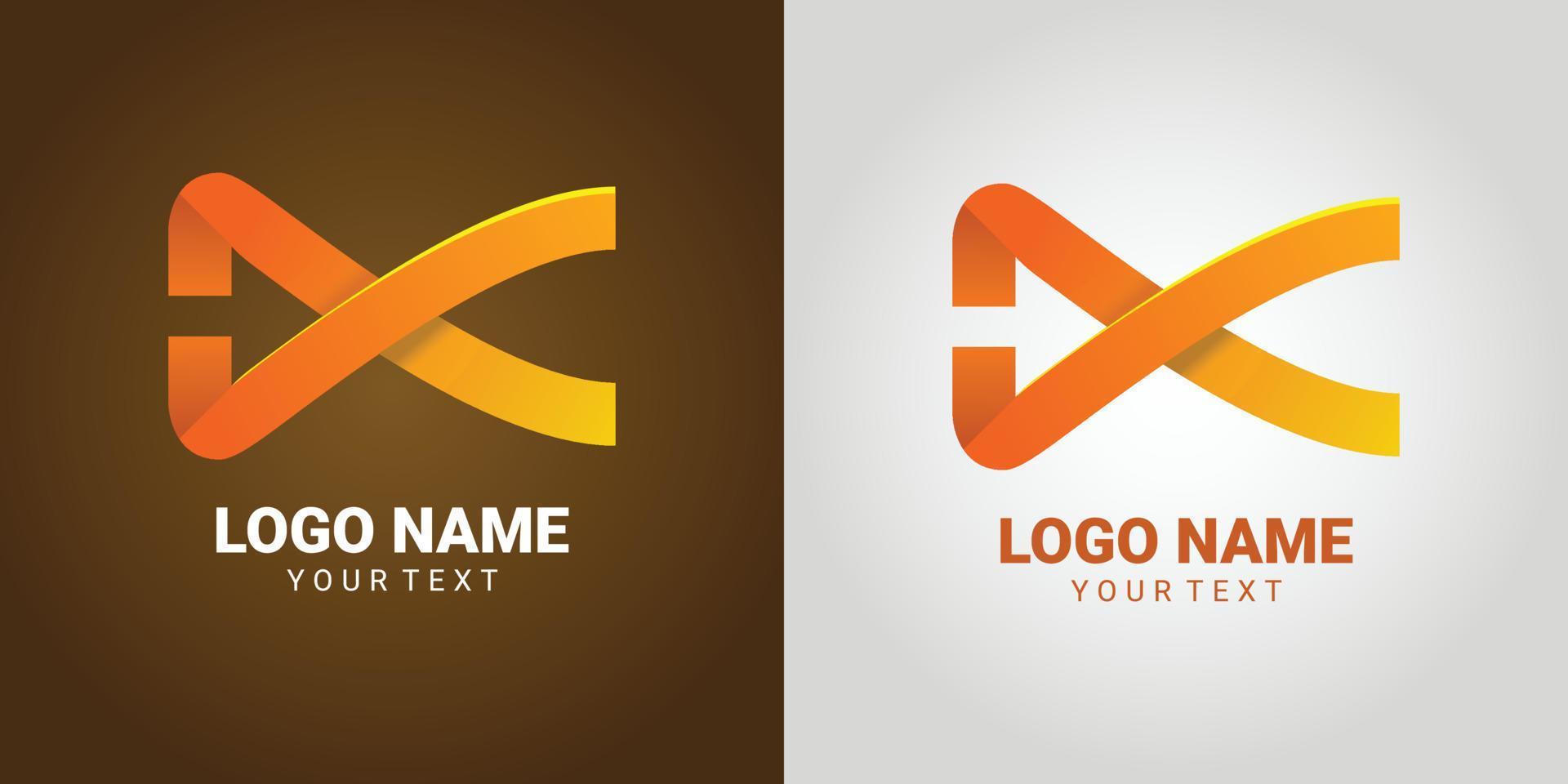 création de logo élégant et classique, coloré, pour les entreprises vecteur