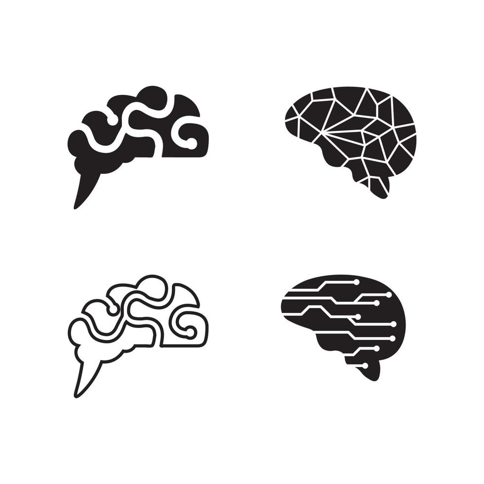 illustration vectorielle de santé cerveau vecteur