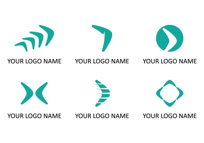 Boomerang logo collections vecteur