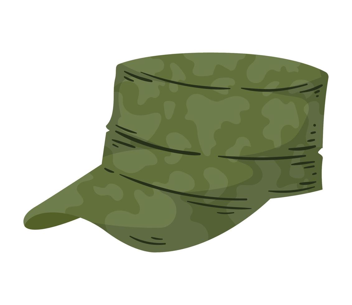 casquette militaire camouflage vecteur