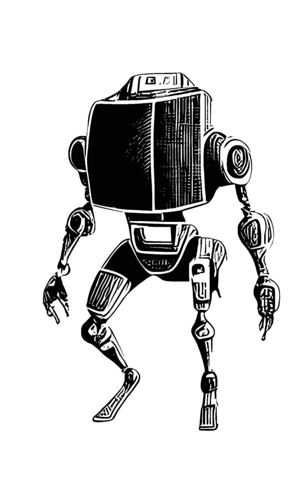 robot concept art atout science-fiction collection vol. 1 vecteur