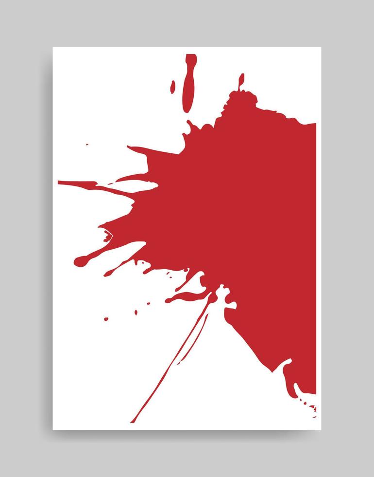 fond rouge. style minimaliste d'illustration abstraite pour affiche, couverture de livre, dépliant, brochure, logo. vecteur