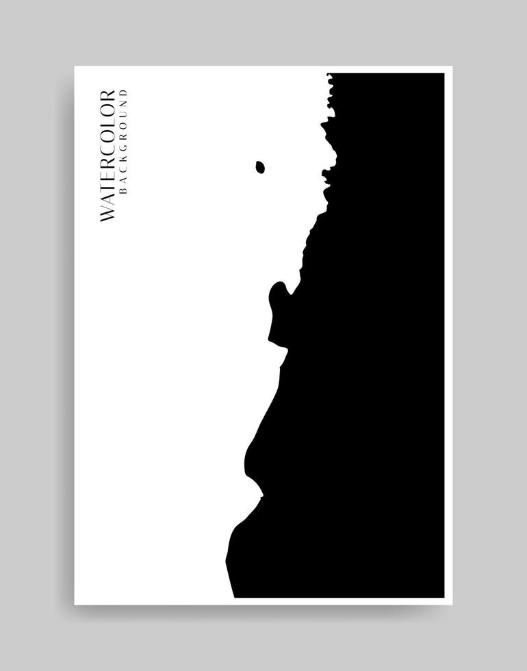 fond noir. style minimaliste d'illustration abstraite pour affiche, couverture de livre, dépliant, brochure, logo. vecteur