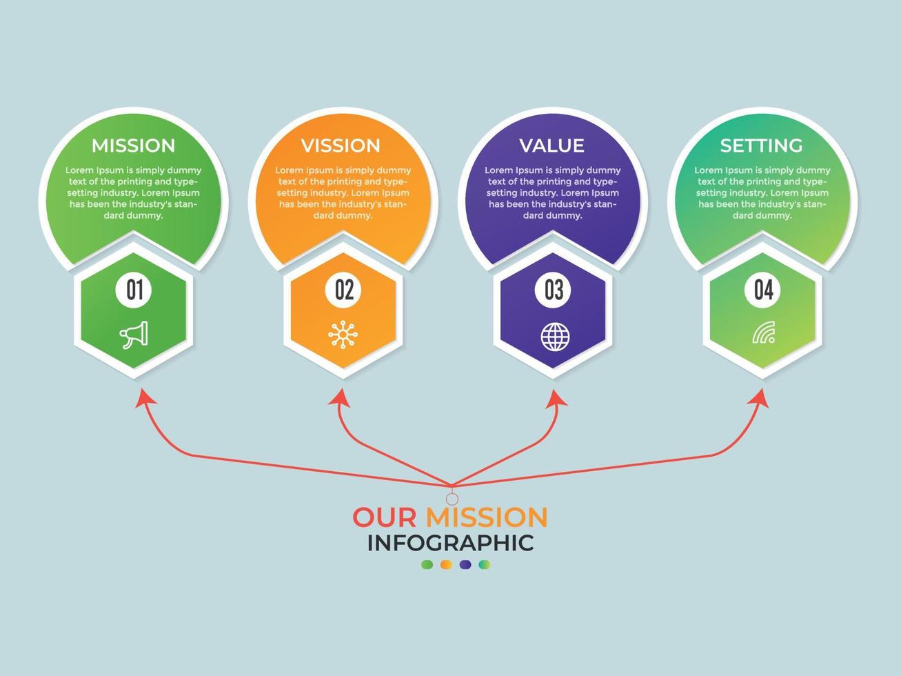 modèle de conception de vecteur 3d abstrait infographie de présentation d'entreprise. peut être utilisé pour la mise en page du flux de travail, le diagramme, le rapport annuel, la conception de sites Web, la bannière créative, le vecteur d'étiquette