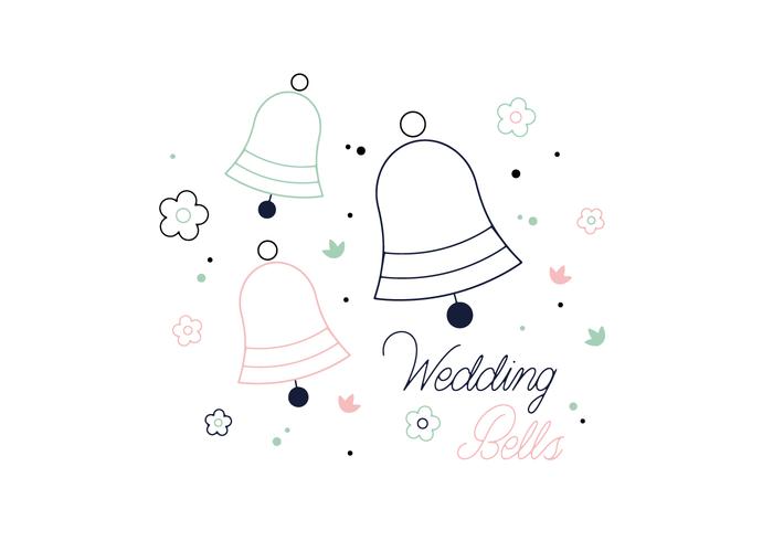 Vector de Bells de mariage gratuit