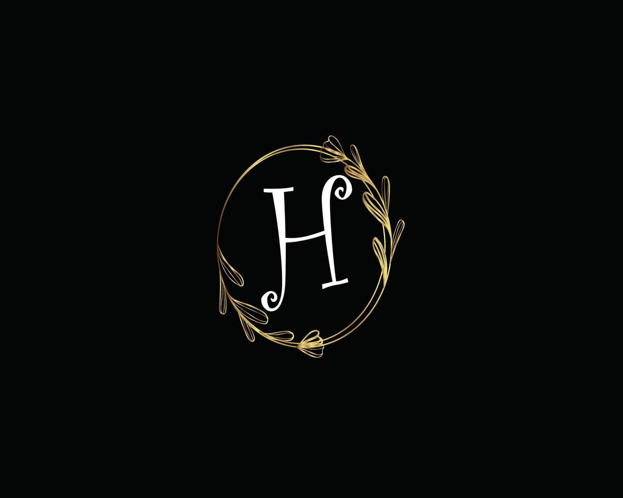 logo de lettre de luxe vecteur