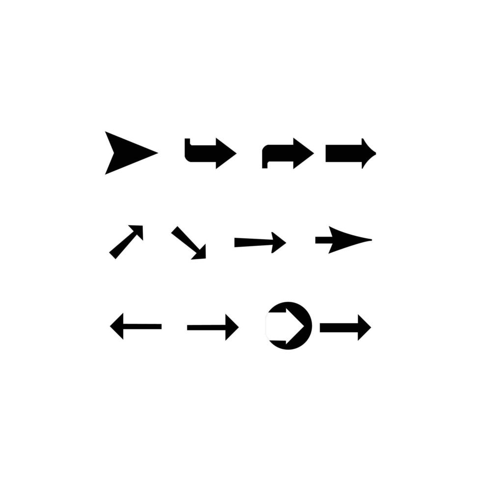 conception de neuf symboles pour un matériel d'édition cool et simple vecteur