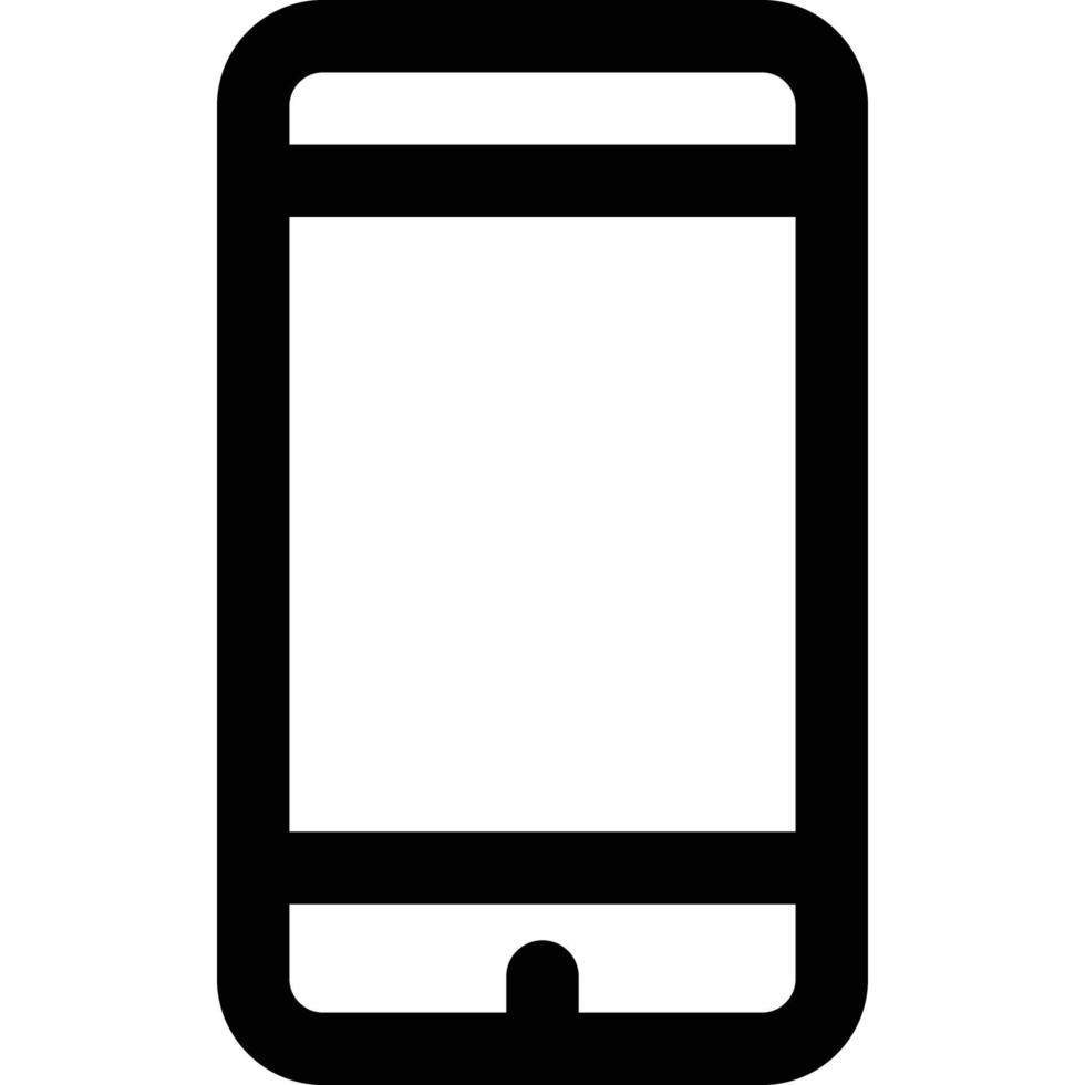 icône de smartphone de thème informatique et matériel vecteur