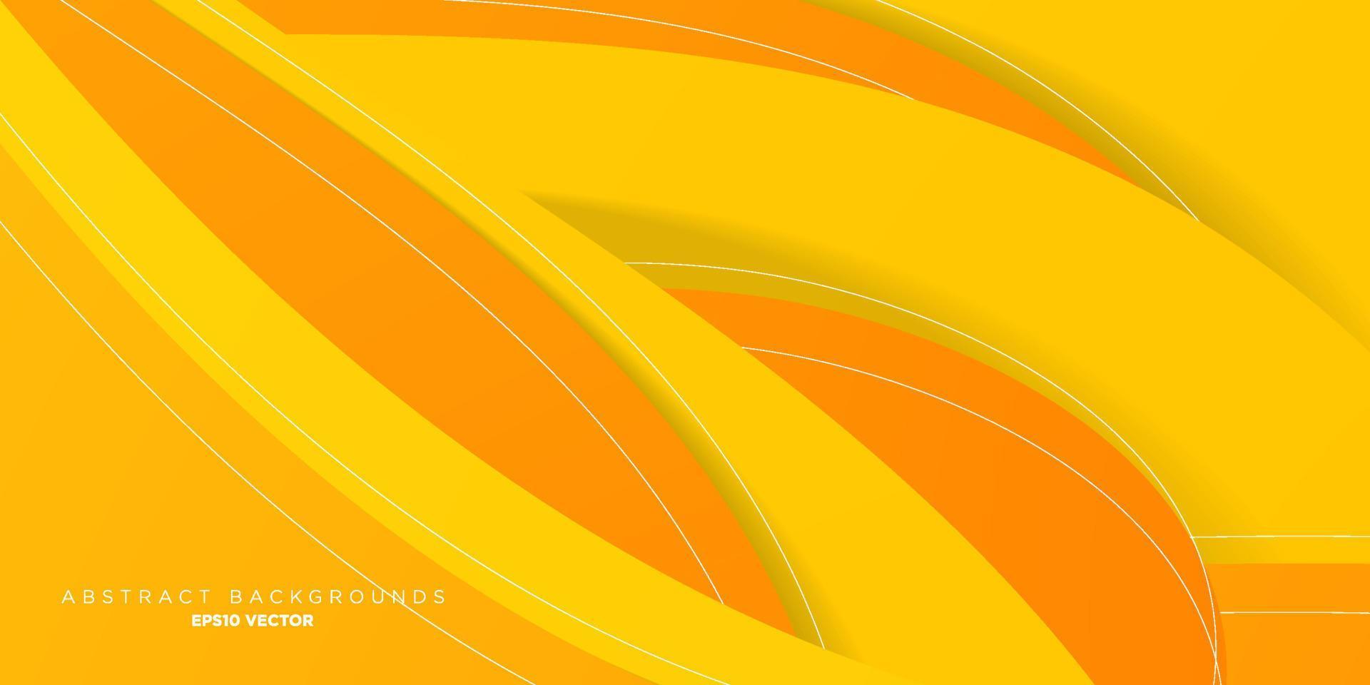 fond jaune et orange avec un design moderne, tendance et cool pattern.eps10 vecteur