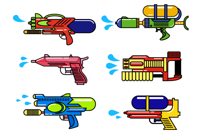 Vecteur d'armes à eau gratuit