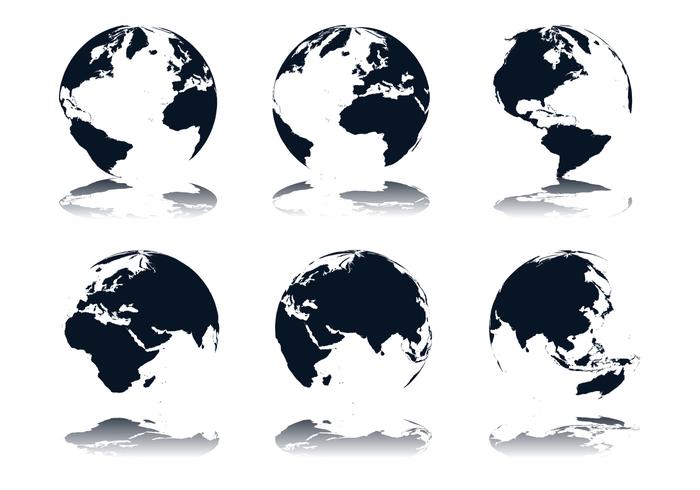 Globe icon vectors