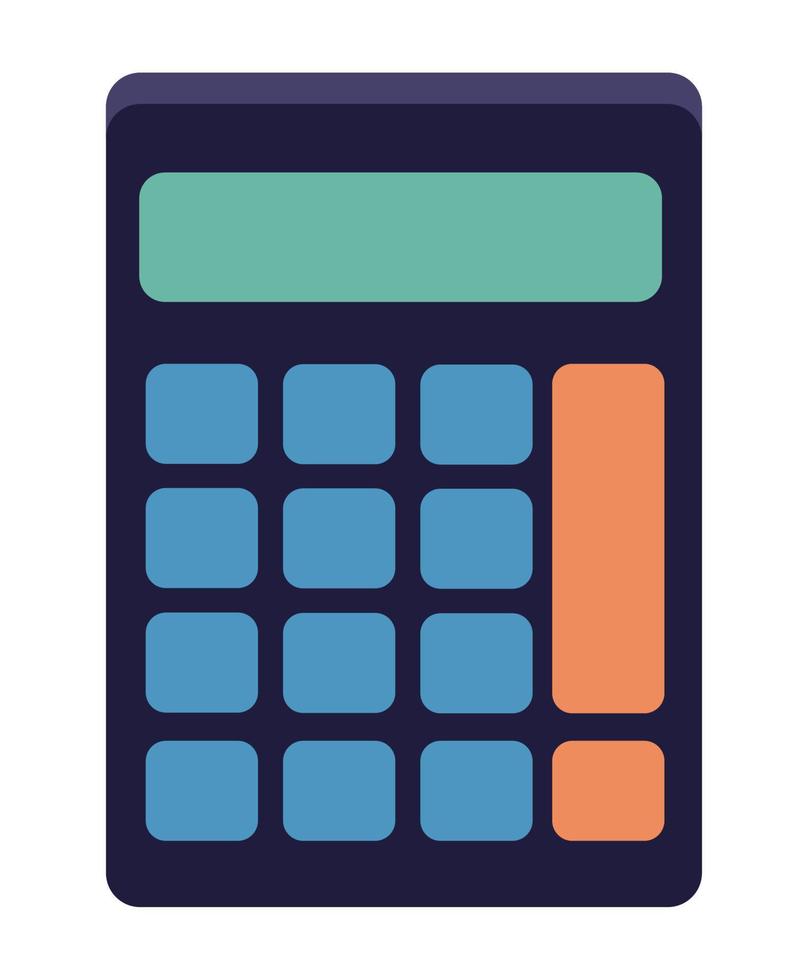 icône de l'outil calculatrice vecteur