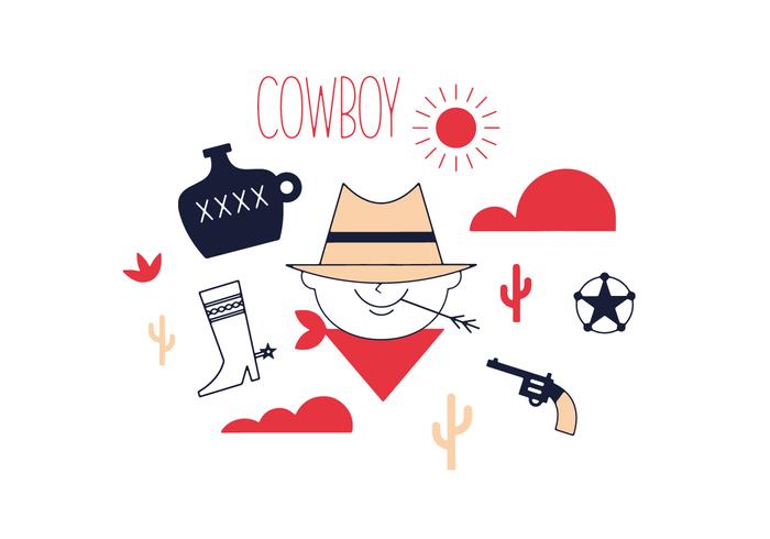 Vecteur Cowboy Gratuit