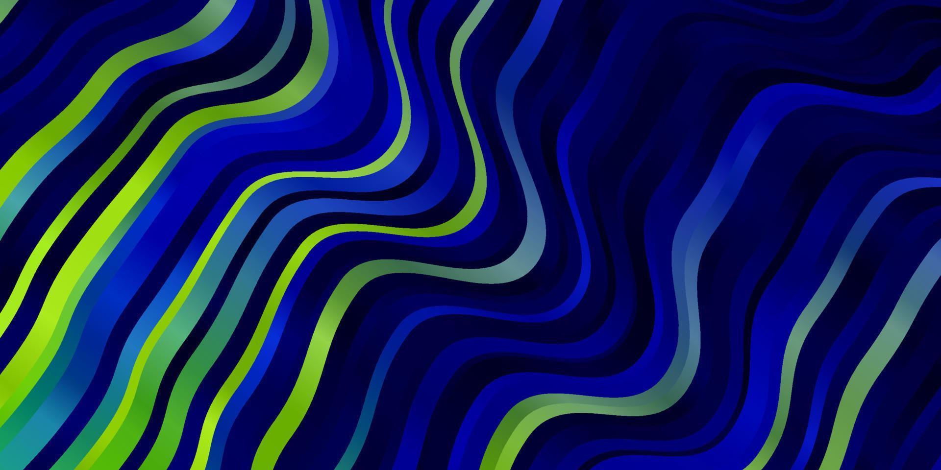 modèle vectoriel bleu clair, vert avec des lignes courbes.