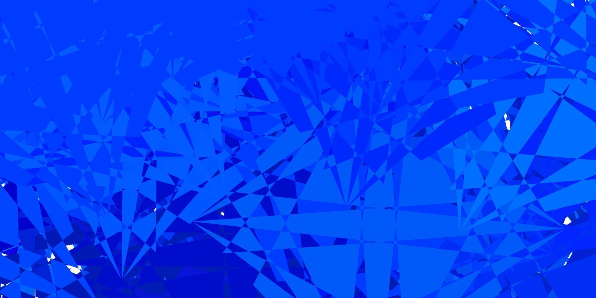 modèle vectoriel rose foncé, bleu avec des formes triangulaires.