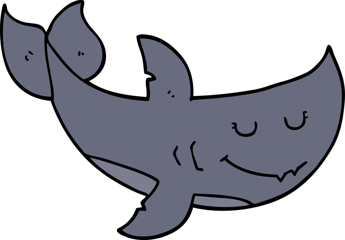 vecteur de requin de dessin animé