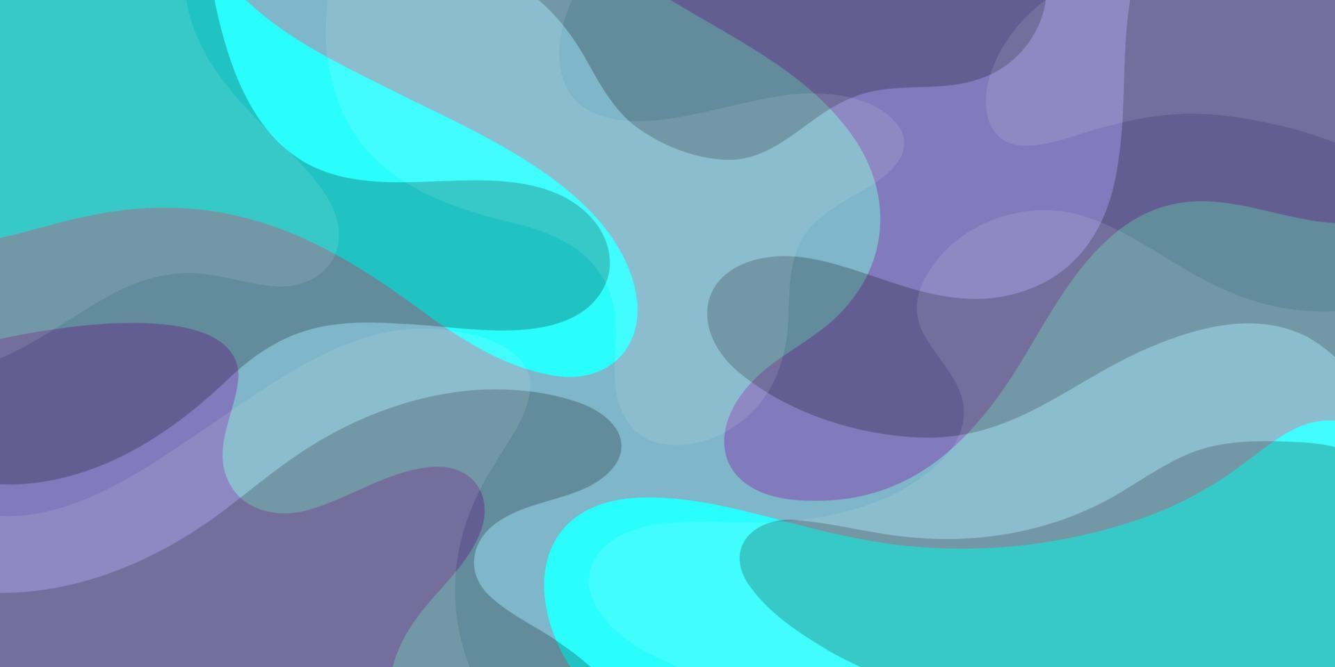 concept de modèle de vague dégradé vert violet abstrait pour la bannière de modèle de papier peint vecteur
