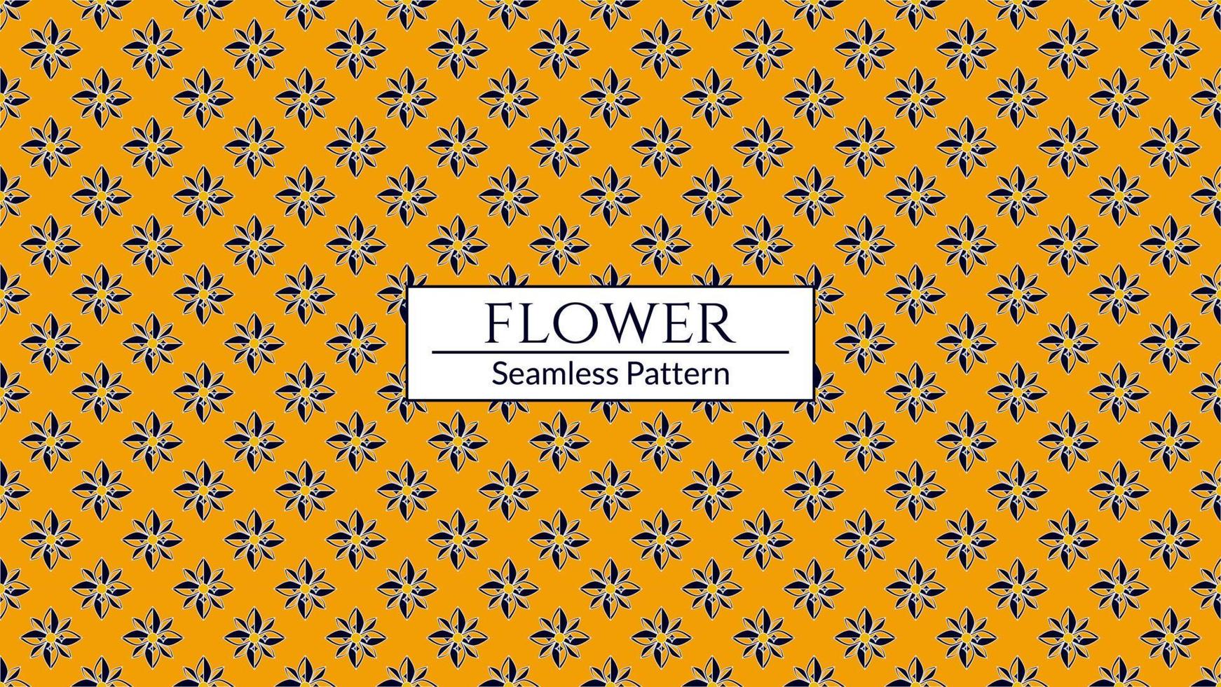 motif floral vectorielle continue à la mode, fond de fleur jaune. illustration vectorielle stock. vecteur