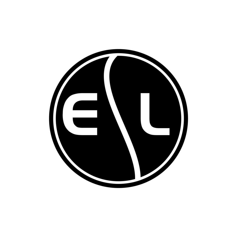 concept de logo de lettre de cercle créatif el. conception de lettre el. vecteur