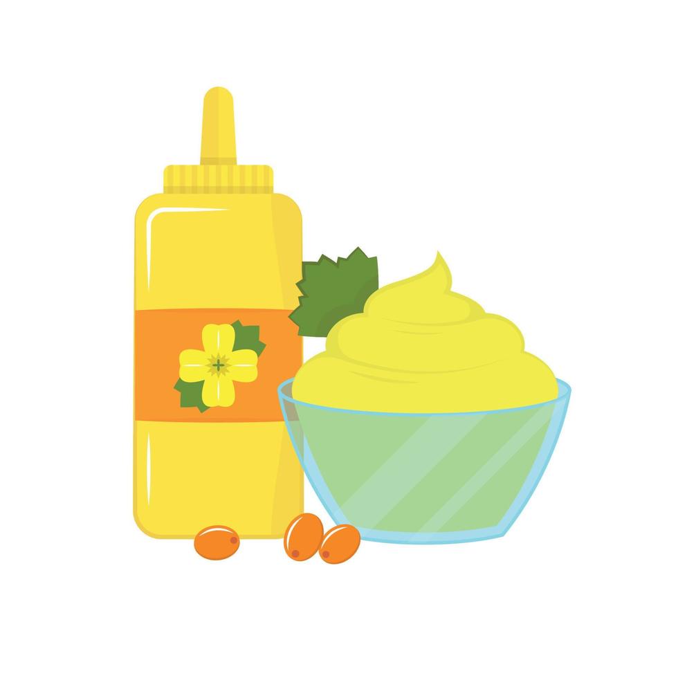 illustration vectorielle de moutarde vecteur