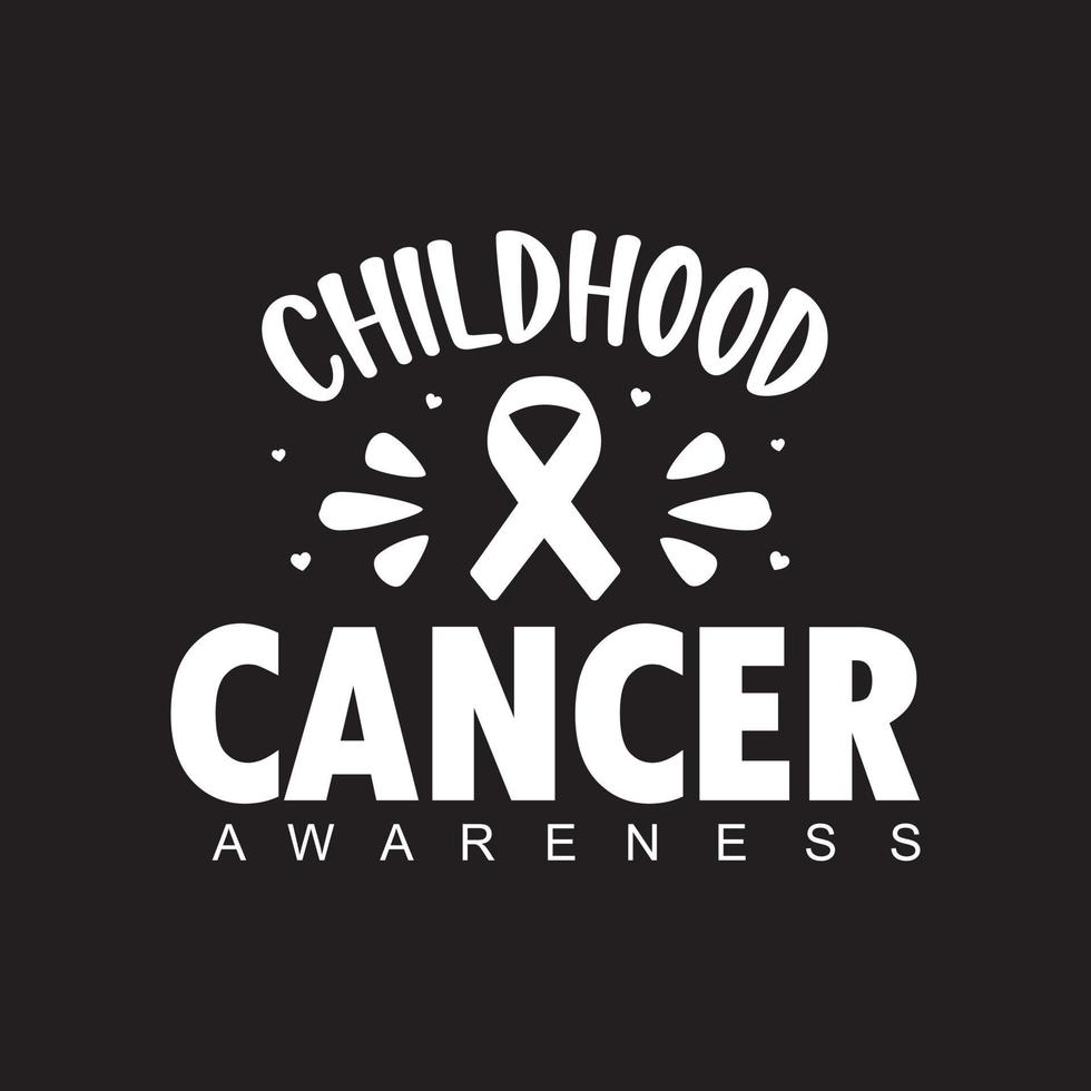 septembre est l'illustration vectorielle du mois national de sensibilisation au cancer infantile avec arrière-plan, modèle, bannière et conception d'affiches. vecteur