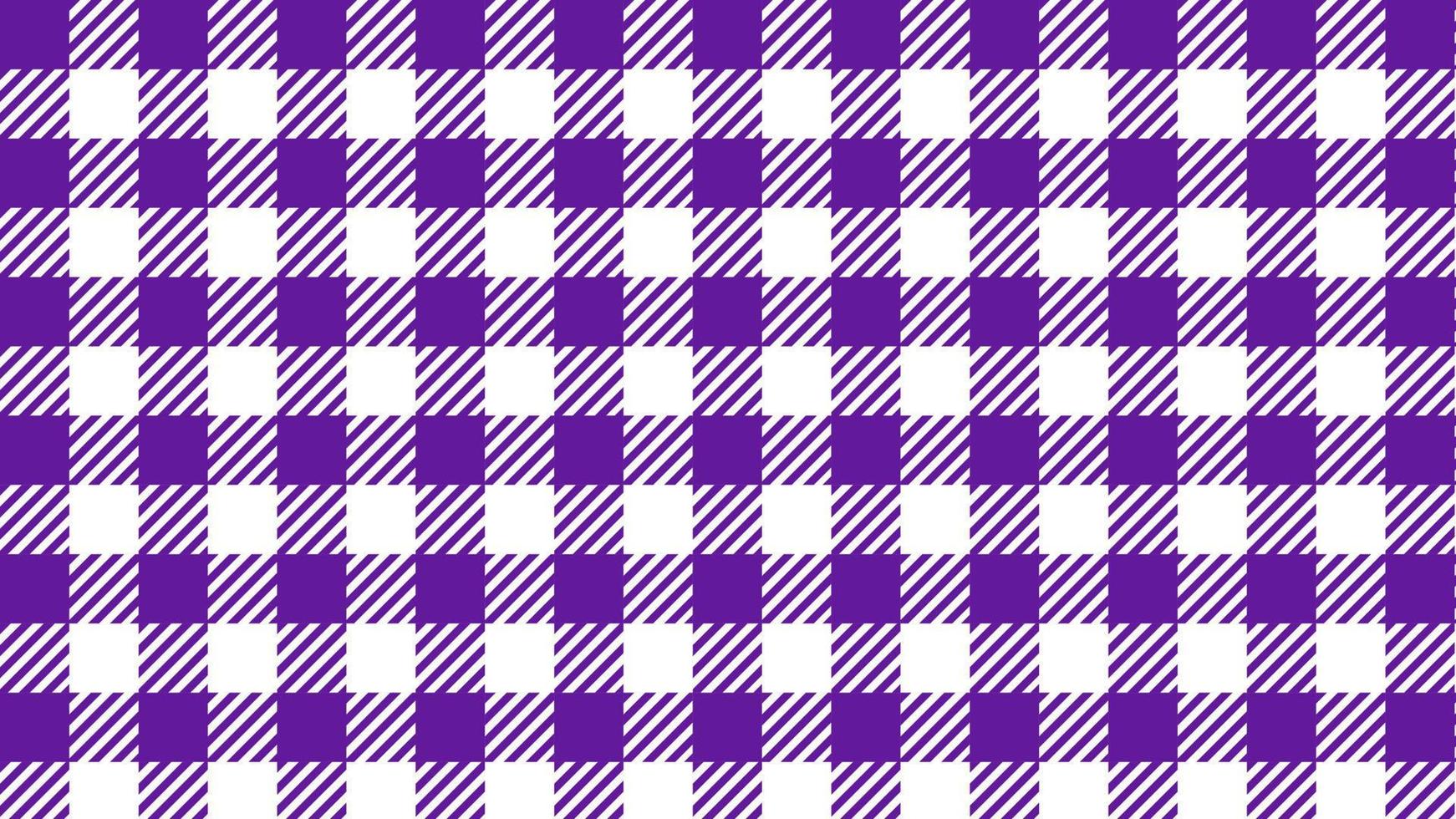 tartan violet esthétique, vichy, plaid, illustration de papier peint à motif de damiers, parfait pour la bannière, le papier peint, la toile de fond, la carte postale, l'arrière-plan de votre conception vecteur