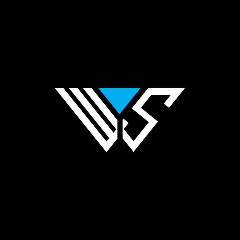 ws letter logo design créatif avec graphique vectoriel, ws logo simple et moderne. vecteur
