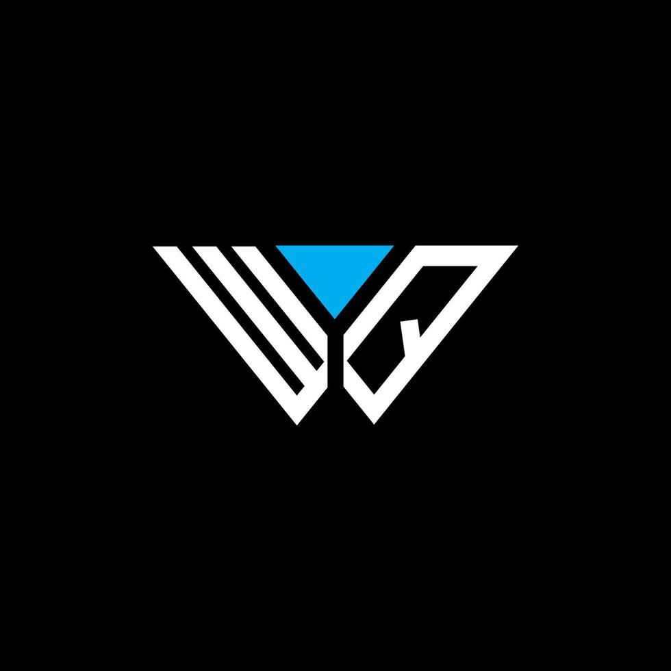 wq letter logo design créatif avec graphique vectoriel, wq logo simple et moderne. vecteur