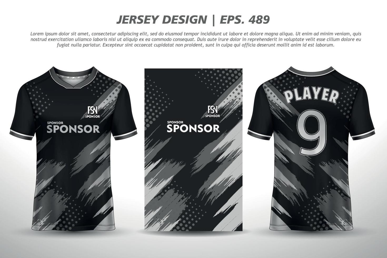 maillot design sublimation t shirt premium motif géométrique incroyable vecteur collection pour football football courses cyclisme jeux motocross sports