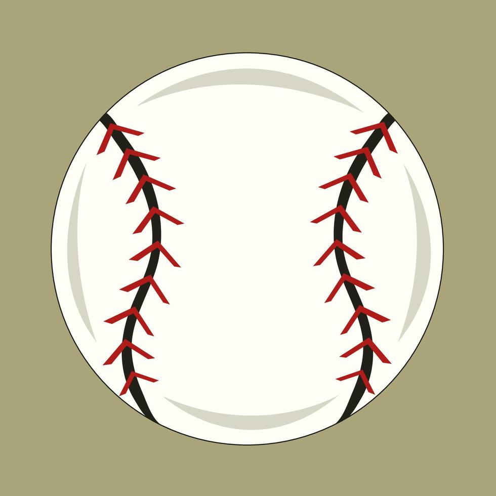 illustration vectorielle de baseball pour la conception graphique et l'élément décoratif vecteur