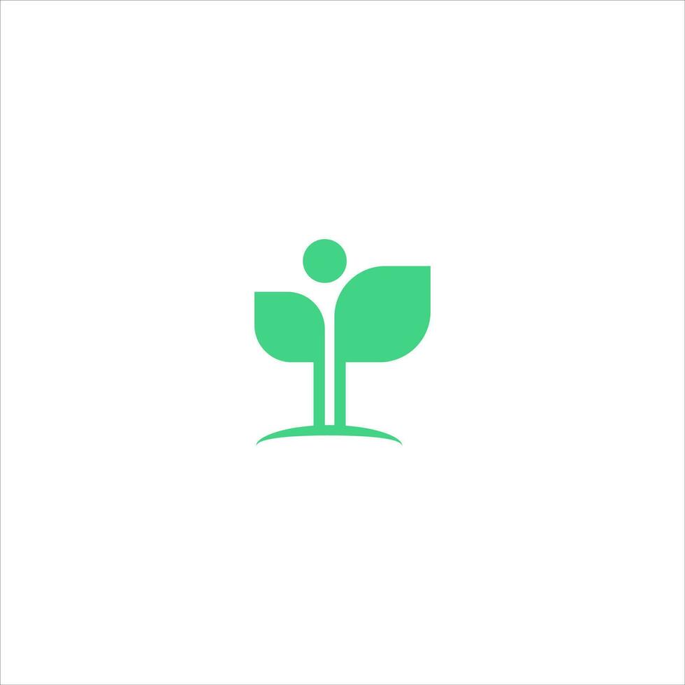 feuille verte abstraite et feuilles logo icône vector design. conception de paysage, jardin, plante, nature, santé et écologie illustration de logo vectoriel.