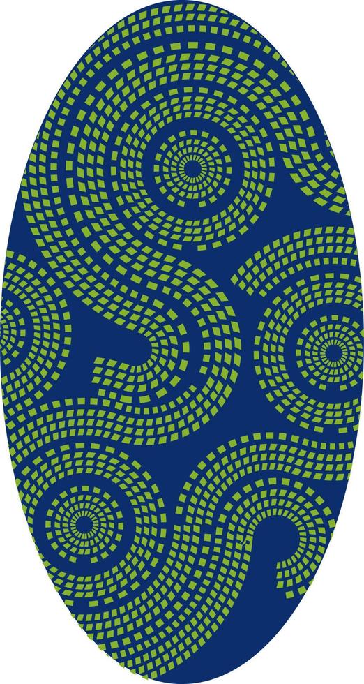 motif ethnique boho, triangles et cercles de style africain sur fond noir avec vagues dynamiques, art tribal pour l'impression, cadres muraux, textile, papiers d'emballage, couvertures mobiles vecteur