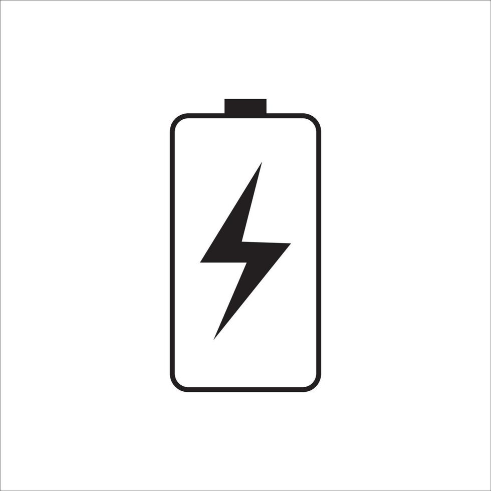 conception de vecteur de logo d'icône de batterie de téléphone portable