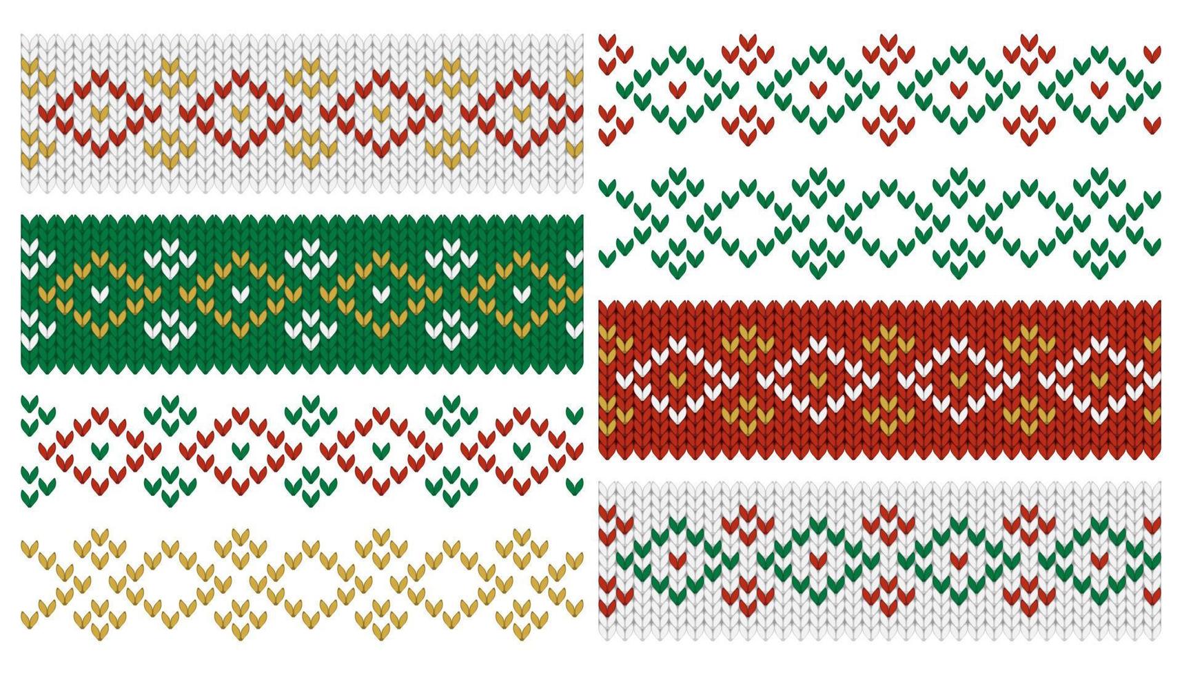 bordure de noël transparente. motif scandinave pour bannière de site Web ou carte de voeux. élément de flyer de vacances vecteur